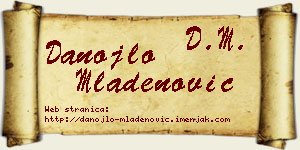 Danojlo Mladenović vizit kartica